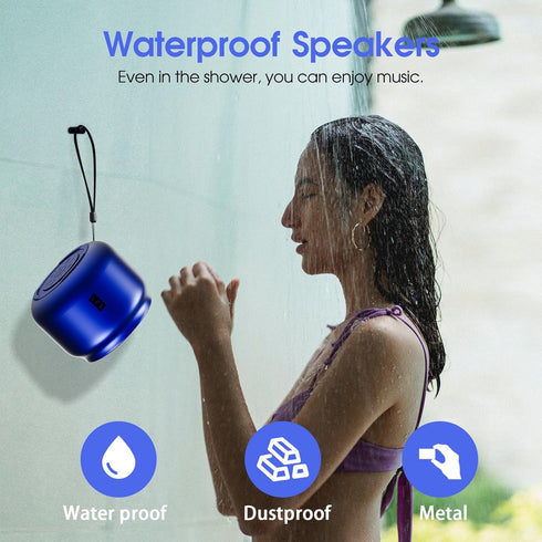 LFS Portable Bluetooth Speaker,Small Bluetooth Speake,Ultra Long Play 15 Hours,TWS Pairing,Suitable for Home,Pool,Beach,Boating, Hiking, Camping f...