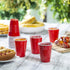 Comfy Package [50 Pack - 9 oz. Disposable Party Plastic Cups - Red Drinking Cups...