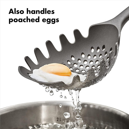 OXO Good Grips Pasta Scoop Strainer,Gray...