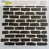 The Crafter’s Workshop - Reusable Sheet Bricks and Micro BricksStencil for Painting and Crafts – Inspirational Holiday or Spiritual Projects – 2 P...