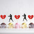 48Pcs Black Red Glitter Boxing Gloves Boxer Cupcake Toppers Fitness Cupcake Picks Boxer Birthday Party Decorations...