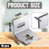 Dunzy 36 Pcs 1x1 Inch Heavy Duty Wood Table Top Expansion Bracket Steel Z Clips Fastener Connector Table Top Fasteners Woodworking Fasteners Hardw...