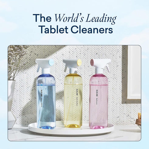 BLUELAND Bathroom Cleaner Refill Tablet 10 Pack | Eco Friendly Products & Cleaning Supplies - Eucalyptus Mint Scent | Makes 10 x 24 Fl oz bottles ...