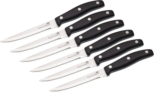 MasterClass MCSTEAK2 Deluxe Steak Knives (Set of 6)...