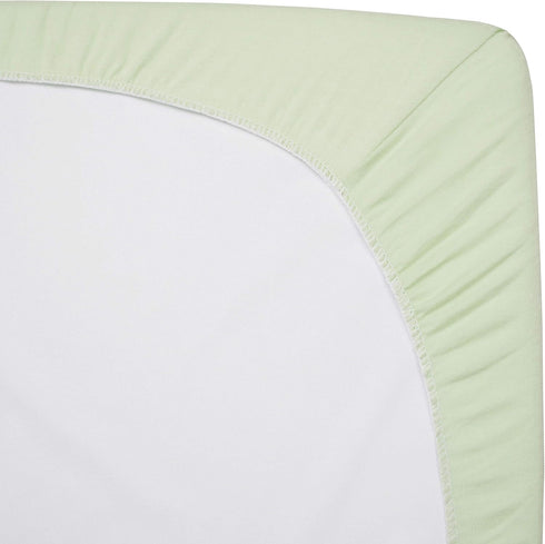 American Baby Company 15" x 33" Fitted Bassinet Sheet, 100% Natural Cotton Supreme Jersey Knit, Celery, Soft Breathable, for Boys and Girls...