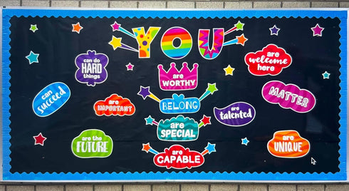 Sproutbrite Classroom Must Have Bulletin Board Signs for Decorating Classrooms Decorations & Decor (Bright Affirmations)...