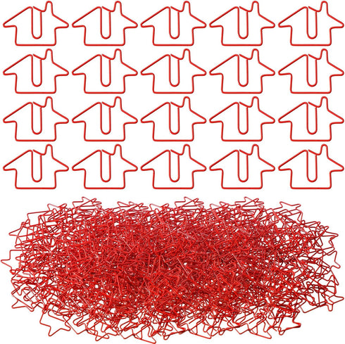 100 Pcs House Shaped Paper Clips Real Estate Agent Gifts Paper Clips Bulk Cartoon Creative Office Supplies for Home Classroom Desk Accessories Sup...