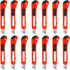 DIYSELF 14 Pack Box Cutter Retractable, Box Cutter Knife with 18mm Wide Utility Blades, Sharp Utility Knife Retractable, Box Cutters for Office, H...