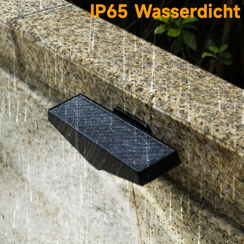 Solar Fence Lights 4 Pack, Solar Step Lights Outdoor Waterproof IP65, Solar Deck Lights for Outdoor Stairs, Wall, Fence, Yard, Patio, Deck...