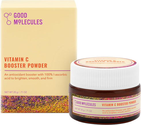 Good Molecules Vitamin C Booster Powder - 100% Pure L-Ascorbic Acid for Firm Skin - Collagen Boosting, Anti-Aging, and Skincare for Face...