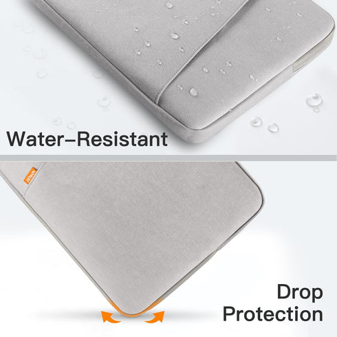 JETech Laptop Sleeve for 13.3-Inch MacBook Air/Pro, 14-Inch MacBook Pro 2021 M1, 13-13.6 Inch Notebook, Waterproof Shock Resistant Bag Case with A...