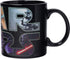 Silver Buffalo Star Wars Logo Heat Reveal Ceramic Coffee Mug Featuring Boba Fett, Yoda, Luke, C3PO, R2D2, Darth Vader, and Stormtrooper, 20-Ounces...