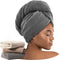 3 Pack Microfiber Hair Towel Wrap for Curly Hair, Super Absorbent Hair Drying Towel for Women, Kids, Hair Care Accessories, Hair Turban for Wet Ha...