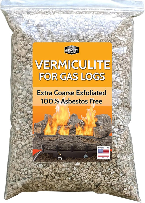 Midwest Hearth Vermiculite Granules for Gas Logs - 12 oz Bag...