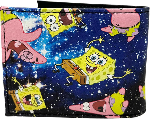 Spongebob Squarepants Patrick Cartoon PU Faux Leather Bifold Wallet...