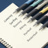Mr. Pen- Retractable Gel Pens, 6 Pack, Black Ink Gel Pens, Pastel Barrels, Gel Pens Fine Point 0.5mm, Retractable Pens, Cute Pens, Gel Ink Pens, A...