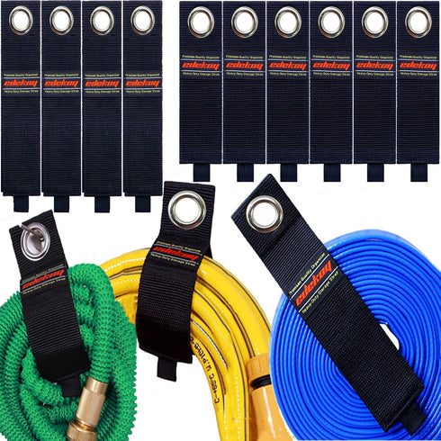 Extension Cord Holder Storage Straps: Organizer Wrap Cable Hoses Tool - Men Gift Gadgets for Garage RV Shed Organization - Heavy Duty 10Pack 17"/1...