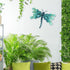 LIFFY Metal Dragonfly Wall Decor Handmade - Outdoor Metal Wall Art Decor for Patio Garden Fence Living Room, Bedroom, Dragonfly Gifts...