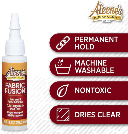 Aleene's Fabric Fusion Glue, 3 Count, (Pack of 1)...