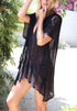 Wander Agio Beach Swimsuit for Women Sleeve Coverups Bikini Cover Up Net...
