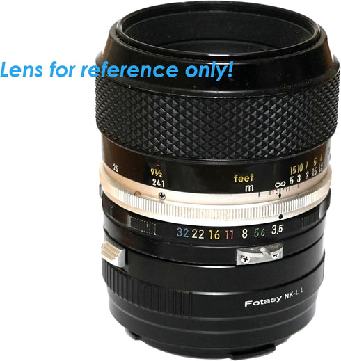 Fotasy NK F Mount Lens to L Mount Adapter, F Mount L Adapter, F Leica SL Adapter, F L Mount Adapter, Compatible with Panasonic S1 S1H S1R S4 S5 Le...