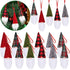 Skylety Skylety Gnome Ornaments Christmas Hanging Buffalo Plaid Decor for Christmas Tree Scandinavian Decorations Santa Gnome Tomte Plush Ornament...