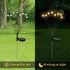 Solar Fairy Firefly Lights Outdoor Garden Decor Waterproof, Solar Powered Swaying Light Outside, 2 pack LED Light Flexible Sway by Wind, Yard Pati...