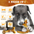 Apasiri Dog Toys, 3-Pack Indestructible Dog Chew Toys for Aggressive Chewers, Bacon Flavored Tough Dog Bones Chew Toys for Super Chewer, Tough Dog...