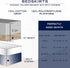 Nautica - Twin Bedskirt, Cotton 15-Inch Tailored Drop Bedding, Split Corners for Secure Fit, Oeko-Tex Certified (Solid White)...