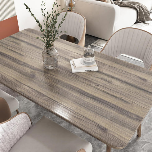 Gray Wood Peel and Stick Wallpaper Wood Grain Contact Paper for Countertops Rustic Wood Wallpaper Peel and Stick Waterproof Self Adhesive Removabl...