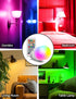Fulighture 2 Pack Wireless Rechargeable Light Bulbs, E26 Battery Operated Light Bulb with Remote Control, Type-C Charging, RGB + Warm/Cool White, ...