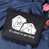 POFULL Dice For Dragons D20 RPG Gamer It's About To Get Dicey Cosmetic Bag DND Gifts Tabletop Role Playing Gamer Gift (It's about to get bag)...