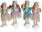 Ornativity Nutcracker Hanging Ornament Figures – Fairy Ballet Girls Dancers Glittered Christmas Mini Wooden Small Ornaments Nutcrackers Xmas Tree ...