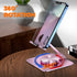 Rotatable Foldable Phone Stand for Desk, Fully Adjustable Desktop Holder Cradle Dock Compatible with iPhone 14 13 12 11 Pro Max Xr, Nintendo Switc...