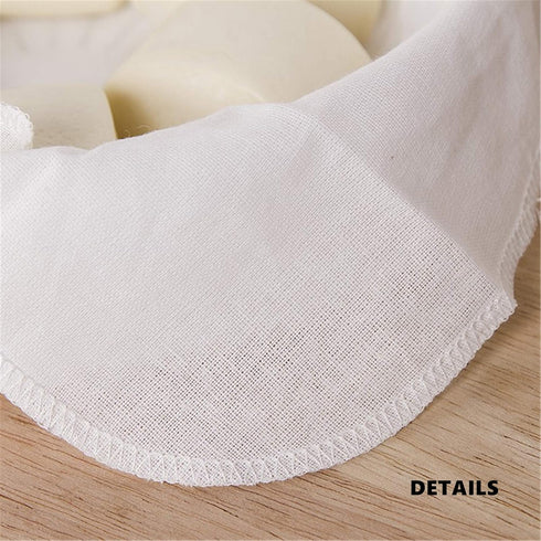 6 Pcs Steamer Mesh Non-Stick Cotton Square Dumplings Mat Reusable Steaming Pad Steamed Buns Baking Pastry Dim Sum Mesh for Steaming Basket, Pots...