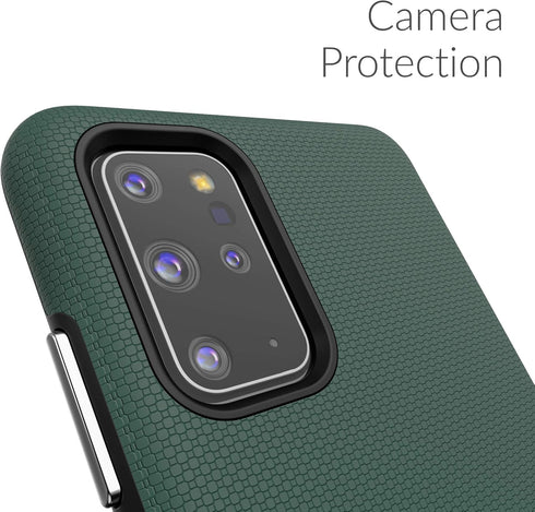 Crave Dual Guard for Samsung Galaxy S20+ Case, Shockproof Protection Dual Layer Case for Samsung Galaxy S20+, S20 Plus 5G - Forest Green...