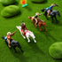 Farm Animals Toys for Kids 3-5, 4Pcs Farm World Western Riding Horse Toys, Plastic Action Figure for Home Office Table Decor, for Kids...