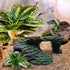 Reptile Artificial Plants, Terrarium Plants Decorations Supplies, Aquarium Fish Tank Plant, Amphibian Habitat Hideout Tank Accessories(L Set-3pcs/...