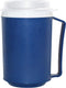 Rehabilitation Advantage Plastic Weighted Insulated Mug with Tumbler Lid (12oz), Blue...