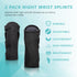 2 Pack Night Wrist Sleep Support Brace,Carpal Tunnel Wrist Brace Night Support,Adjustable Compression Wrist Splint for Tendonitis Arthritis Pain R...