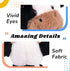 Hopearl Talking Cow Repeats What You Say Shaking Head Electric Interactive Animated Toy Speaking Plush Buddy Birthday Festival for Toddlers, 7''...