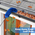 Gutter Cleaning Tools Roofing Tool Guard Cleaner Tool with Telescopic Extendable Telescopic Pole 8.2ft, Easy Remove Leaves and Debris from The Gro...