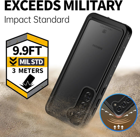BEASTEK Waterproof Galaxy S23 PLUS Case Shockproof Dustproof IP68 Underwater, NRE Series with Built-in Screen Protector Full Body Anti-Scratch Cov...