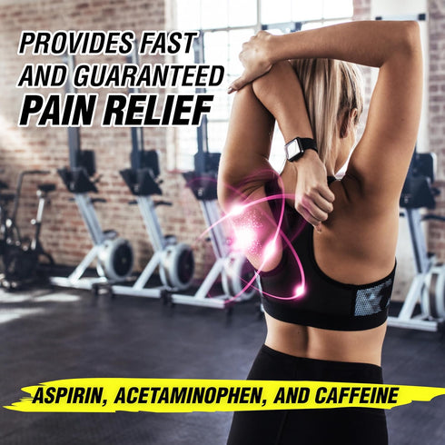 Extra Strength Pain & Headache Reliever Tablets Aspirin, & Caffeine, 24 Count...