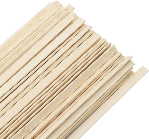 15.7 inches Wood Craft Sticks Natural Bamboo Sticks Extra Long Sticks Can be Curved, Strong Natural Bamboo Sticks, 30PCS...