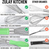 Zulay Kitchen Stainless Steel Balloon Whisk 12 Inch – Heavy Duty and Durable Wire Whisk with Non-Slip Silicone Handle for Blending, Whipping & Bea...