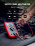AstroAI Digital Multimeter Tester 2000 Counts with DC AC Voltmeter and Ohm Volt Amp Meter; Measures Voltage, Current, Resistance, Continuity and D...