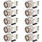 N Male Plug Crimp Coax Connector Adapter for RG58 LMR195 KSR195 RG400 3D-FB Cable (10 Pack)...