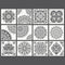 Arteza Mandala Stencils for Painting, 12 Unique Designs, 11.8 x 11.8 Inches, Thick Plastic, Art Supplies for Parties, Family Activities...