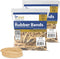 Upgrade Office Supply UPG23732PK2 Rubber Bands, Size #32 (3" x 1/8"), 4 oz. Bags (2 Pack), Natural Crepe Color, Made in USA...